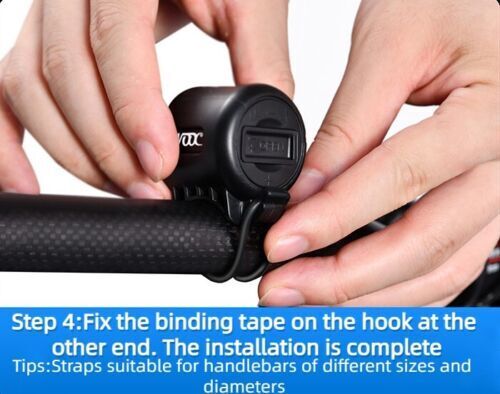 New Ride Equipped With EH-2 Electric Horn Mountain Bike Tram Scooter Bell