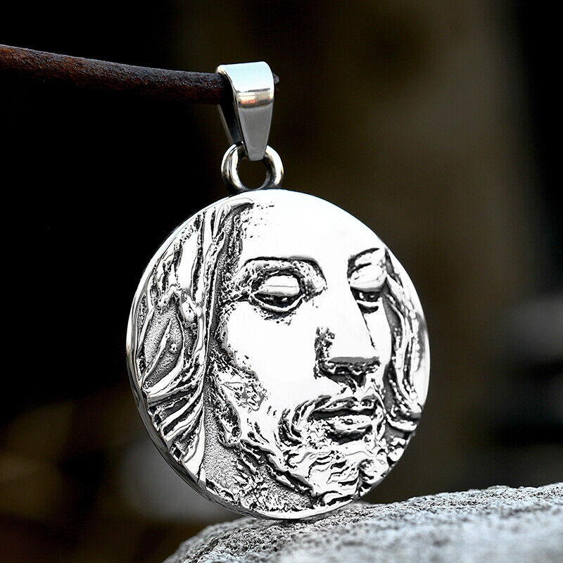 Unisex Mix Theme Retro Pendant Punk Vintage Totem Engle Hawk Biker Necklace