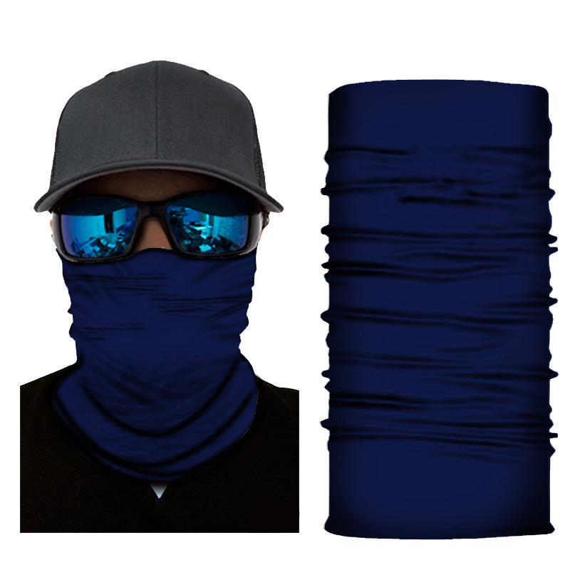 Pure Colour Gradient Series Sunscreen Cycling Neckerchief Bandanas Fabric Mask