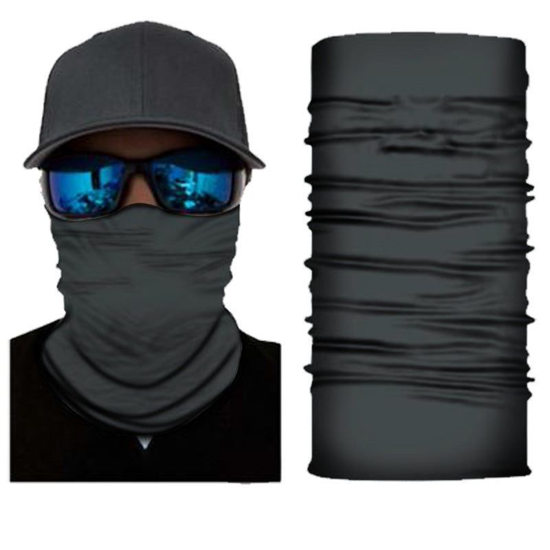 Pure Colour Gradient Series Sunscreen Cycling Neckerchief Bandanas Fabric Mask