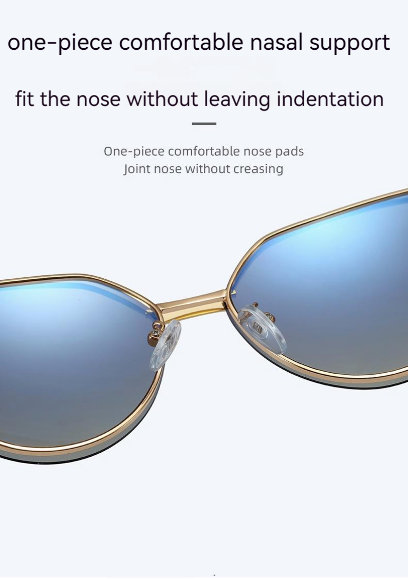 Women Anti Blue Ray Magnetic Suction Clip UV400 Polarized Two Use Sunglasses Set