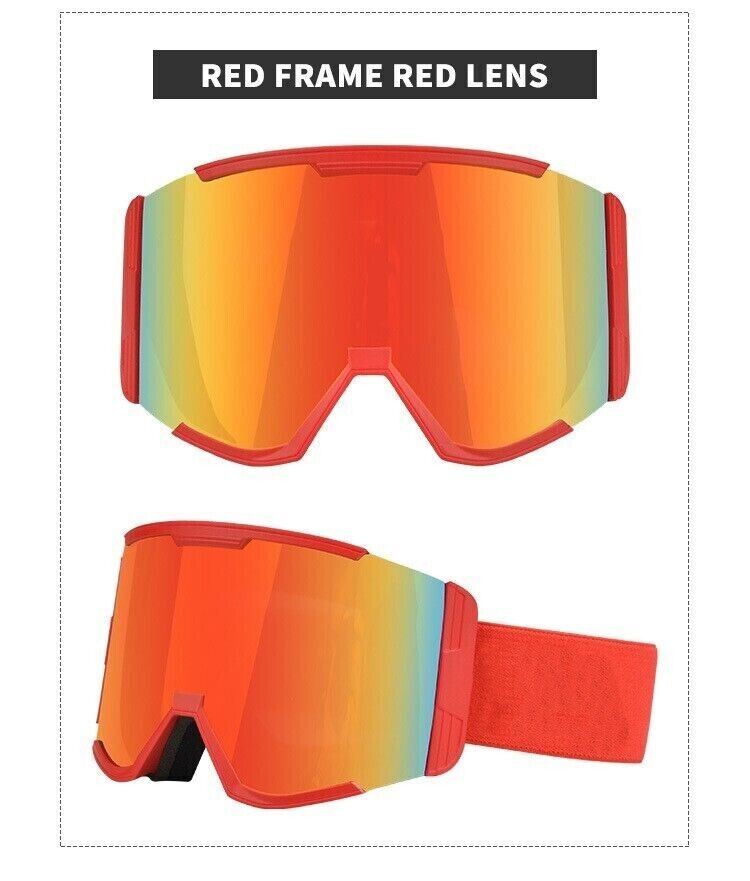 Unisex Fashion Windproof UV Protection Outdoor Ski Adults Multicoloured Goggles