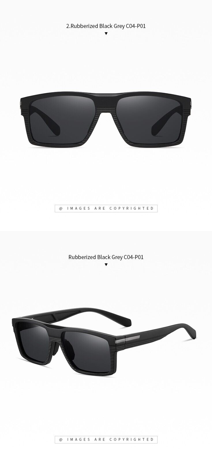 Men's Cool Looking Anti UV400 Polarized Sport Driving Fishing Eyewear Sunglasses