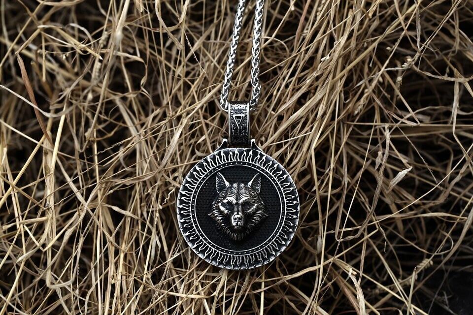 Mix Theme Fashion Vintage Viking Titanium Stainless Steel Retro Pendant