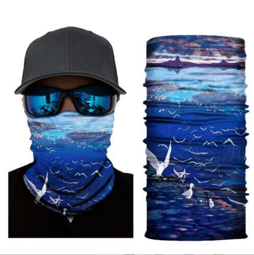 Cycling Camouflage Neck Gaiters Bandanas Fabric Motorcycle Face Masks Sunscreen