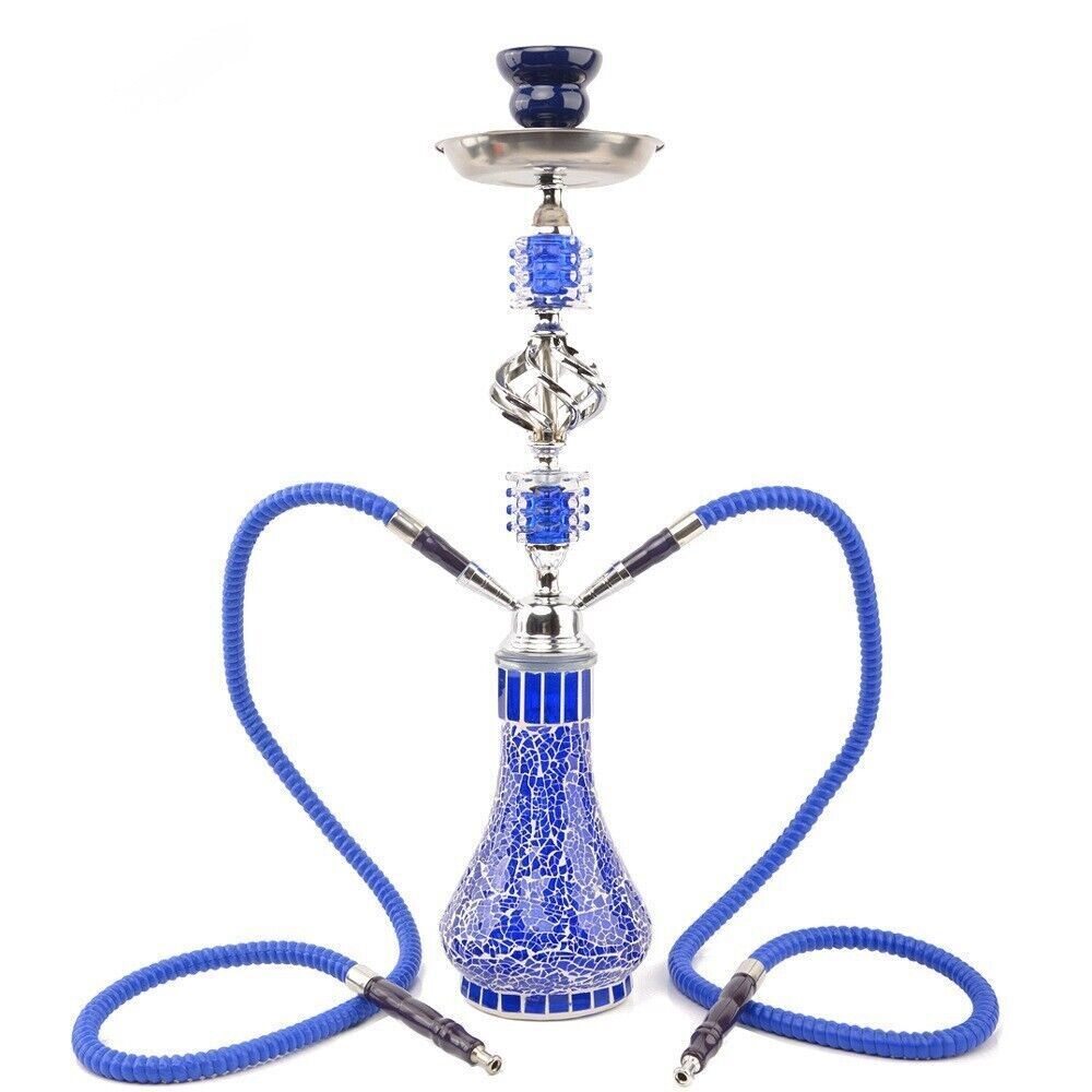 Traditional Collectible Gift Premium Glass Eagle Shisha Hookah Complete Set