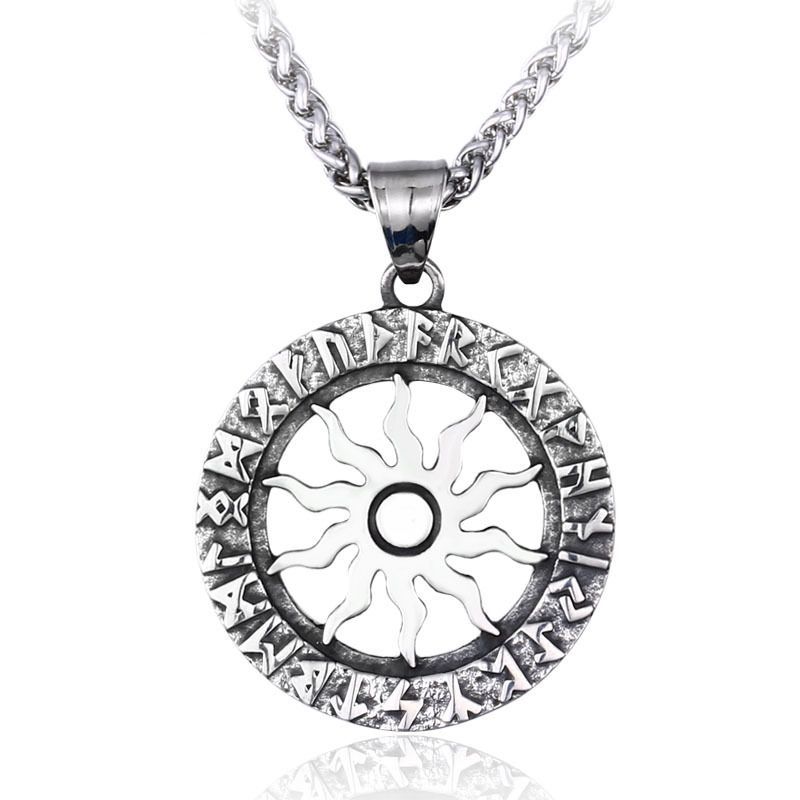 Retro Mix Theme Pendant Punk Vintage Angel Wing Pendant Biker Gift Necklace