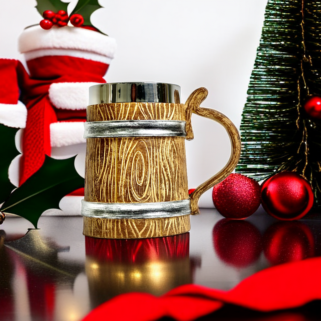 Creative Stainless Steel Mark Water Coffee Tall Cup Ice And Fire Game Cup Bottle