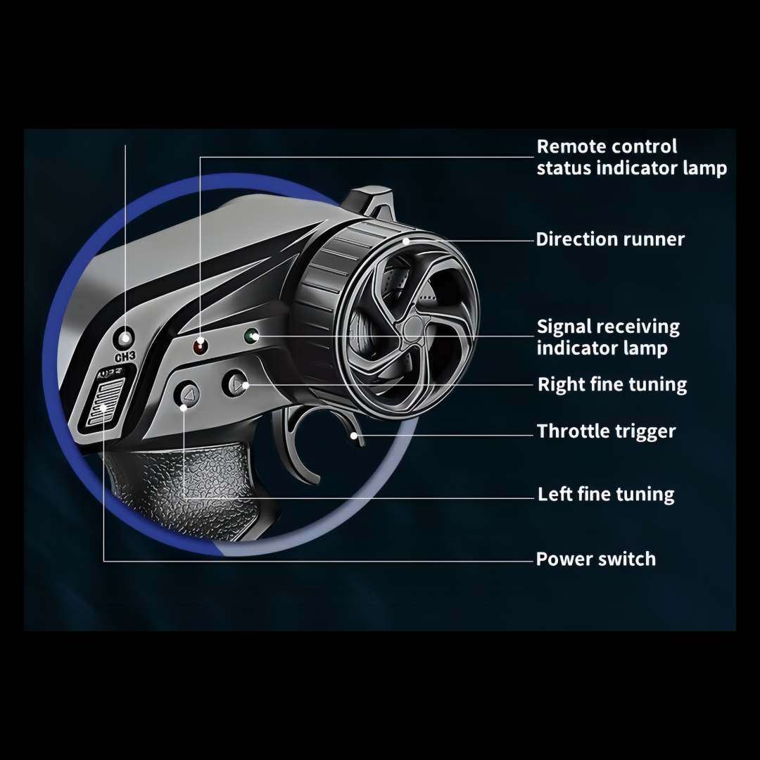 RC Speed Boat 2.4G Remote Control LED Light Dual Motor Waterproof Racing Toy Boy