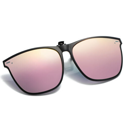 2023 Fashion Unisex Clip On Sunglasses Polarized Large Frame Short-sighted
