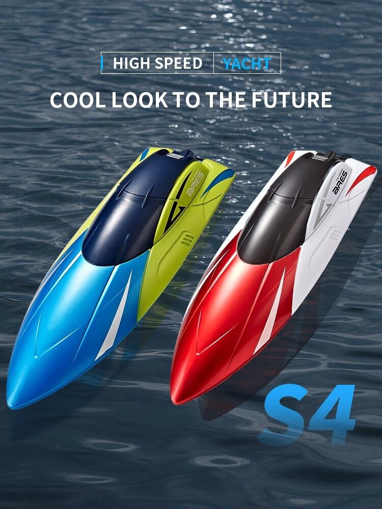 Remote Control Boat S4 Water Speed Boat Charging Waterproof Ship Children Toy