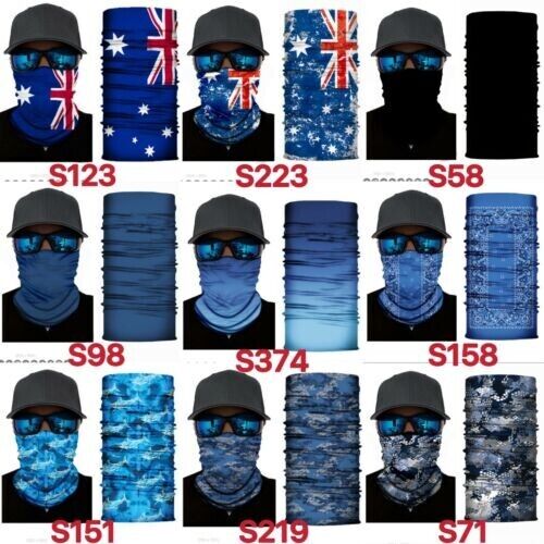 Cycling Camouflage Neck Gaiters Bandanas Fabric Motorcycle Face Masks Sunscreen