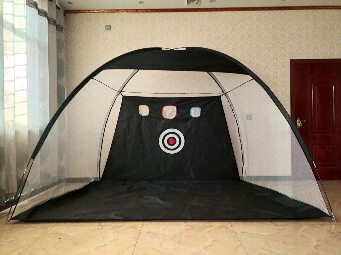2023 Outdoor Foldable Golf Practice Training Batting Net Dense Oxford Fabric