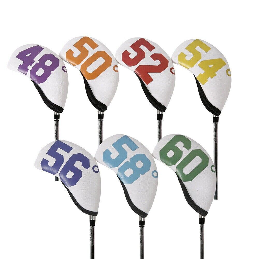 New Golf Iron Head Cover Protective Golf Iron Neoprene Sand Bar Set 7 Packs