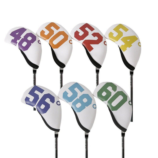 New Golf Iron Head Cover Protective Golf Iron Neoprene Sand Bar Set 7 Packs
