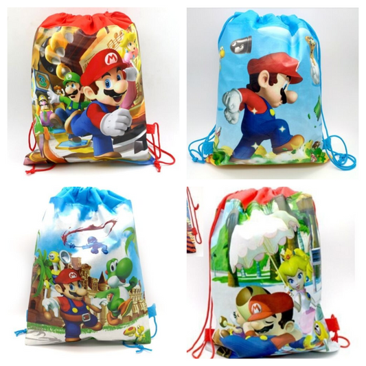 New Cartoon Kids Backpack Drawstring Bag Anime Non-Woven Drawstring Bag