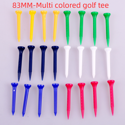 New Multi-Color High-Quality Plastic Tees Golf Tees 83MM Golf Brackets 30pcs