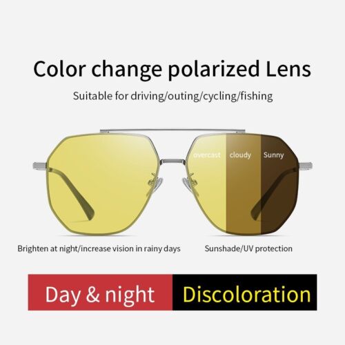 2023 Unisex Discoloration Anti UV400 Polarized Driving Cycling Sunglasses