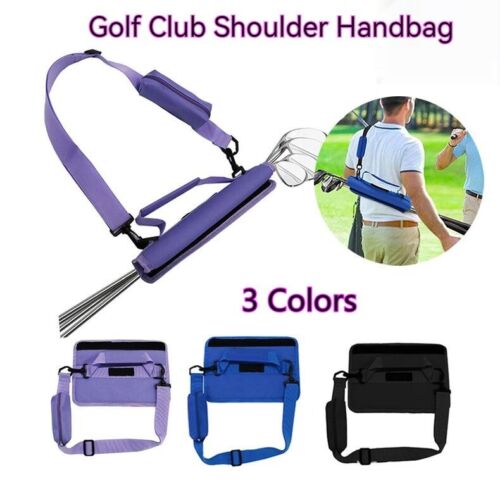 Fashion Portable Golf Club Ball Bag Outing Shoulder Handheld Crossbody Carryable