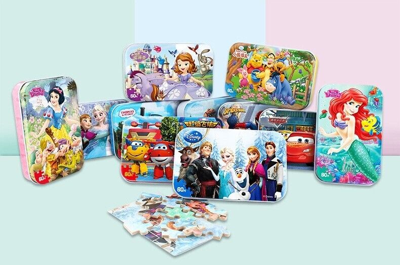 60 Pieces Jigsaw Puzzles Cartoon Frozen Puzzle Pieces Best Kids Gifts Toy