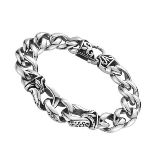 New Unisex Retro Punk Biker Nordic Viking Men Bangle titanium steel bracelet