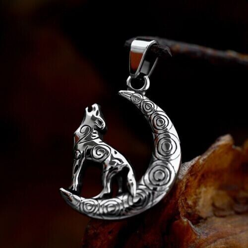 Unisex Mix Theme Stainless Steel Pendant Retro Viking Titanium Punk Necklace