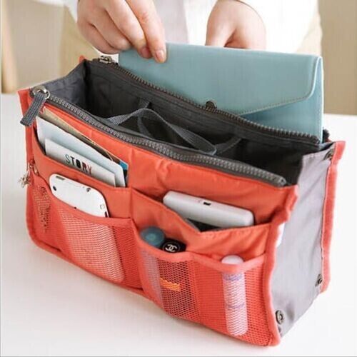 Thickened Multi-function Large Capacity Makeup Bag Toiletry Double Zipper Bag