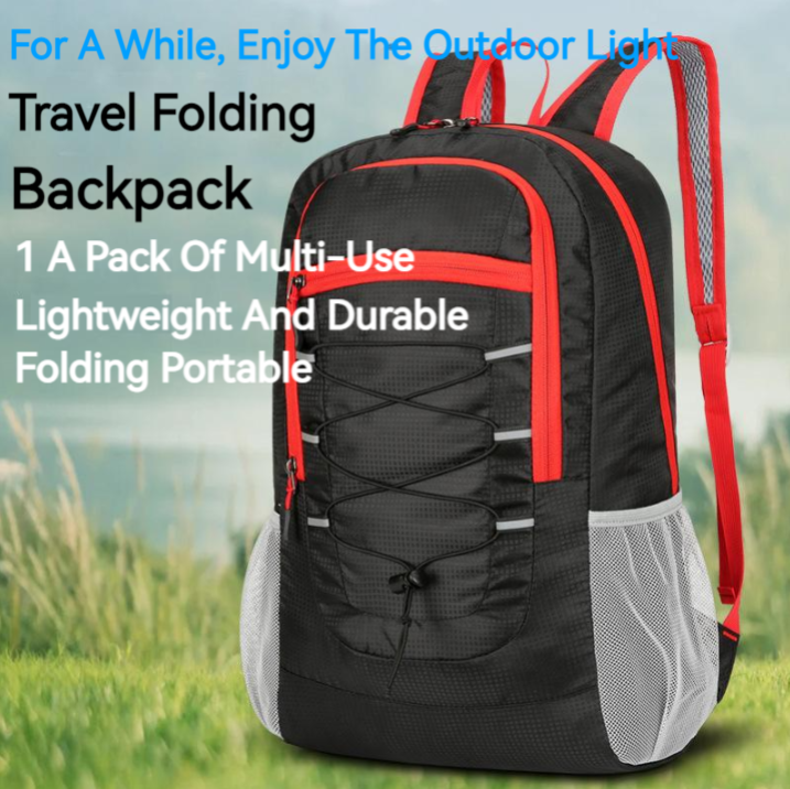 Outdoor Waterproof Light Leisure Folding Mountaineering Hiking Bike Shoulder Bag