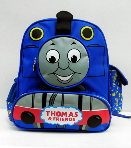 New Children's Preschool Kindergarent Kids Backpack Bag Thomas Train Blue