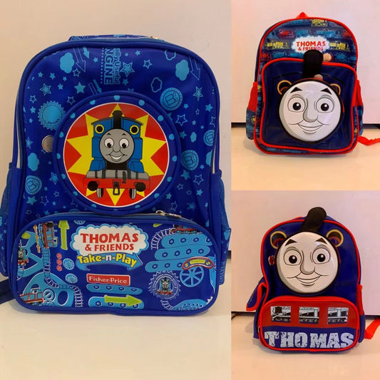 Kids Gift Boy Thomas Train Blue Backpack Children Preschool Kindergarten Bag