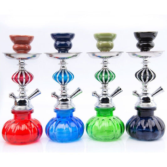 Handmade Traditional Style Gift 28cm Shisha Single Hose Hookah Set Small Size