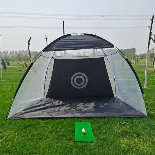 Black Collapsible Indoor Outdoor Foldable Golf Practice Training Batting Net