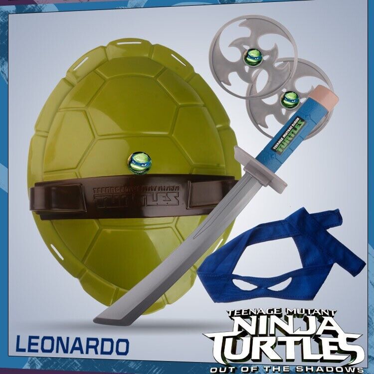 Performance Props Dress Up Ninja COS Turtle Shell Wearable Weapons Cartoon Toy