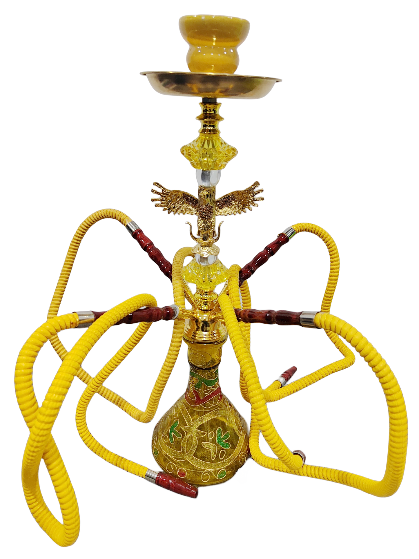 Handmade Traditional Gift Eagle Eiffel Tower Shisha Double or Four Hose Hookah