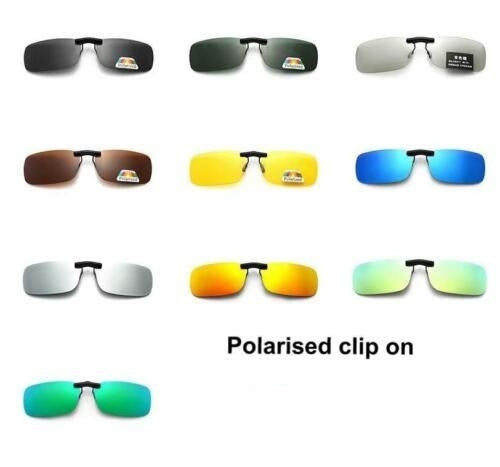NEW 1pcs Polarized UV400 Sunglasses Clip On Driving Glasses Night Vision Len