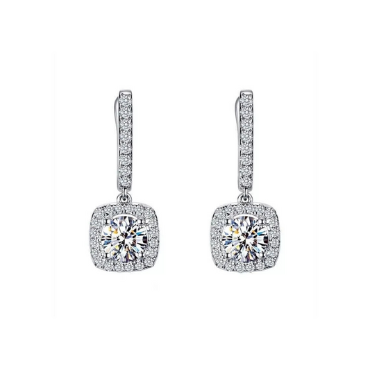 Women Crystal Zircon Earing Stud Drop Dangle Earrings Multicolour Party Jewelry