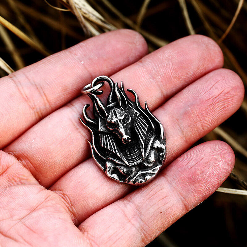 Unisex Mix Theme Retro Pendant Punk Vintage Totem Engle Hawk Biker Necklace