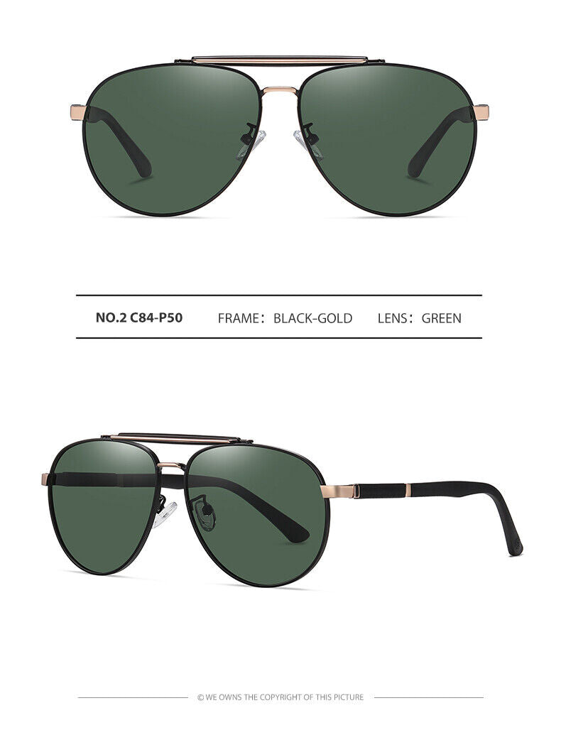 AU Unisex Fashion Anti UV400 Driving Fishing Quality Frame Polarized Sunglasses