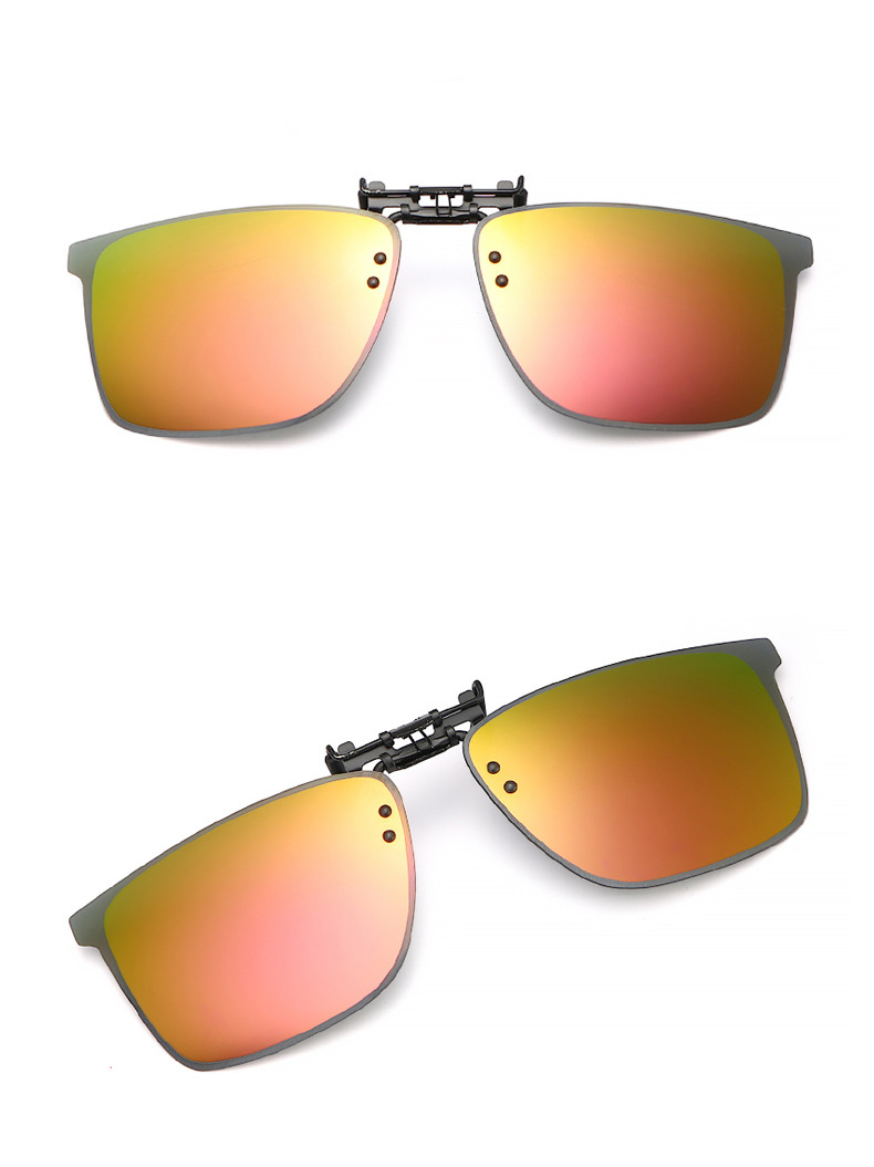 Unisex Polarized Comfortable Driving Fishing Fashion Day Night Sunglasses Clip