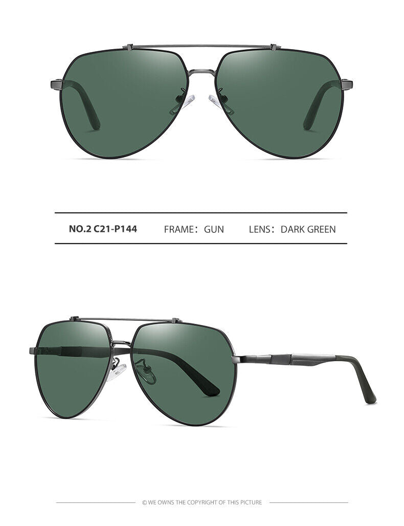 New Unisex Fashion Frame Anti UV400 Polarized Driving Fishing Sunglasses