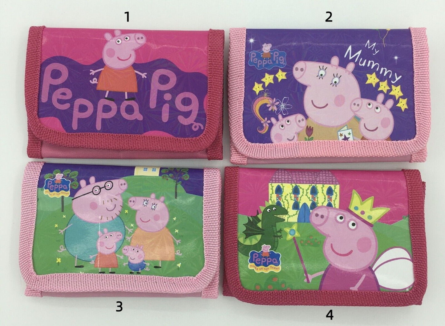 New Kids Children Carton Three Fold Purse Wallets Boys Girls Gift Idea Purse