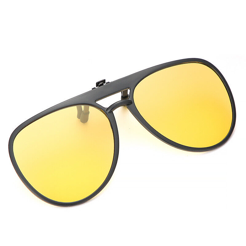 New Unisex Polarized UV400 Protection Driving Fishing Clip On Flip Up Sunglasses