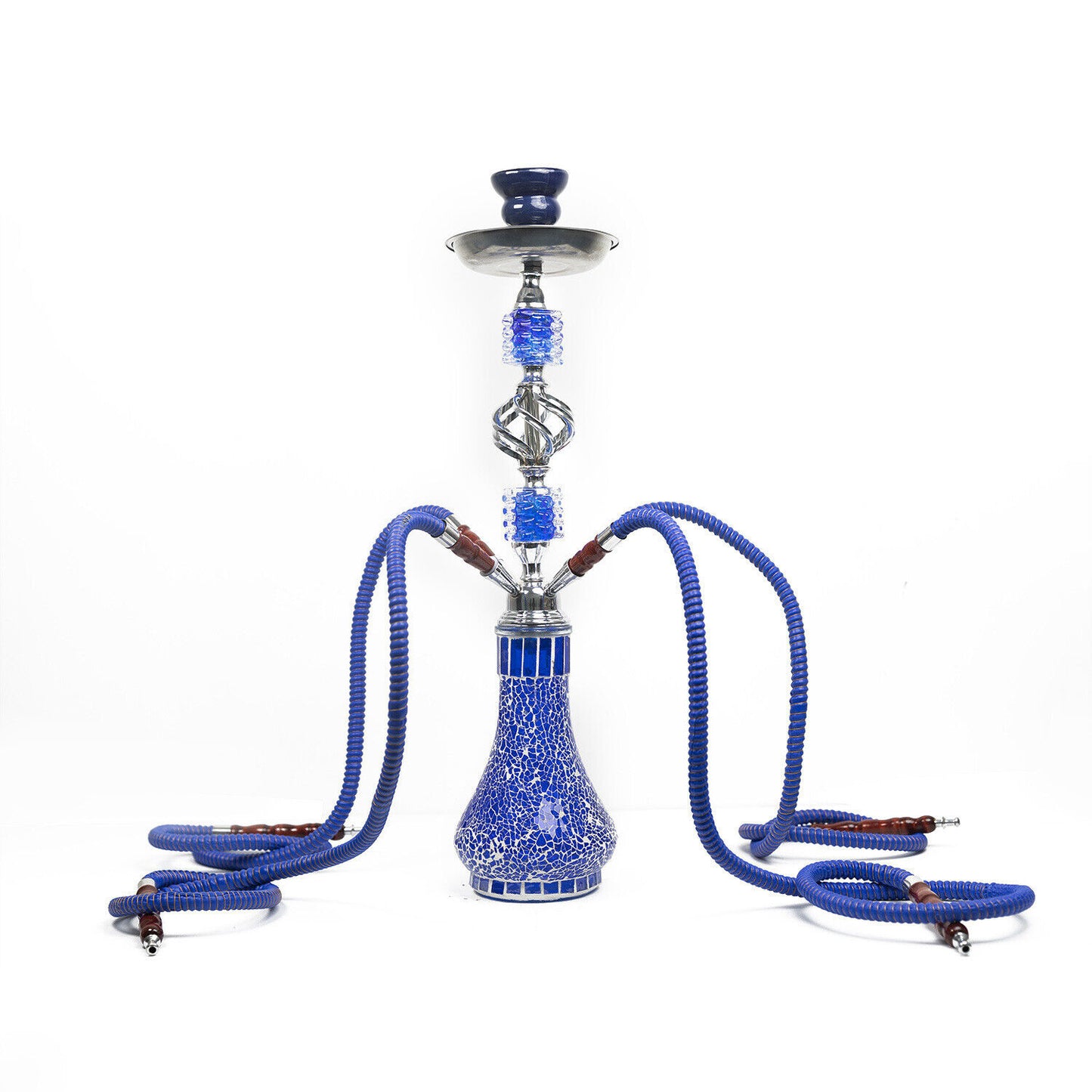 Traditional Collectible Gift Premium Glass Eagle Shisha Hookah Complete Set