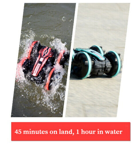 Amphibious Remote Control Car Stunt Double-sided Tumbling 2.4GHZ Kid's Toy Boy