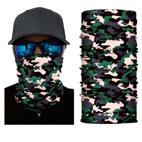 Motorcycle Biker Cycling Neck Gaiters Tube Snood Fabric Sunscreen Masks Bandana