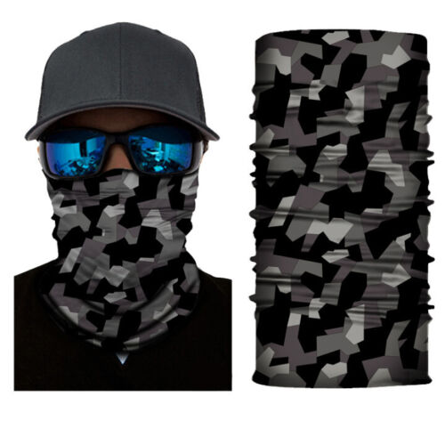 Motorcycle Biker Cycling Neck Gaiters Tube Snood Fabric Sunscreen Masks Bandana