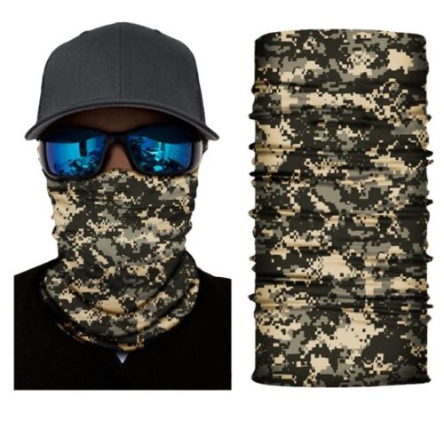 Motorcycle Biker Cycling Neck Gaiters Tube Snood Fabric Sunscreen Masks Bandana