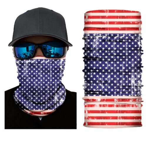 Face Mask Shield Protective Motorcycle Cycling Biker Neck Tube Scarf Headband