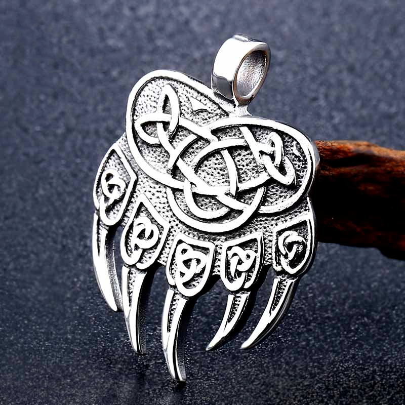 Unisex Mix Theme Stainless Steel Pendant Retro Viking Titanium Punk Necklace