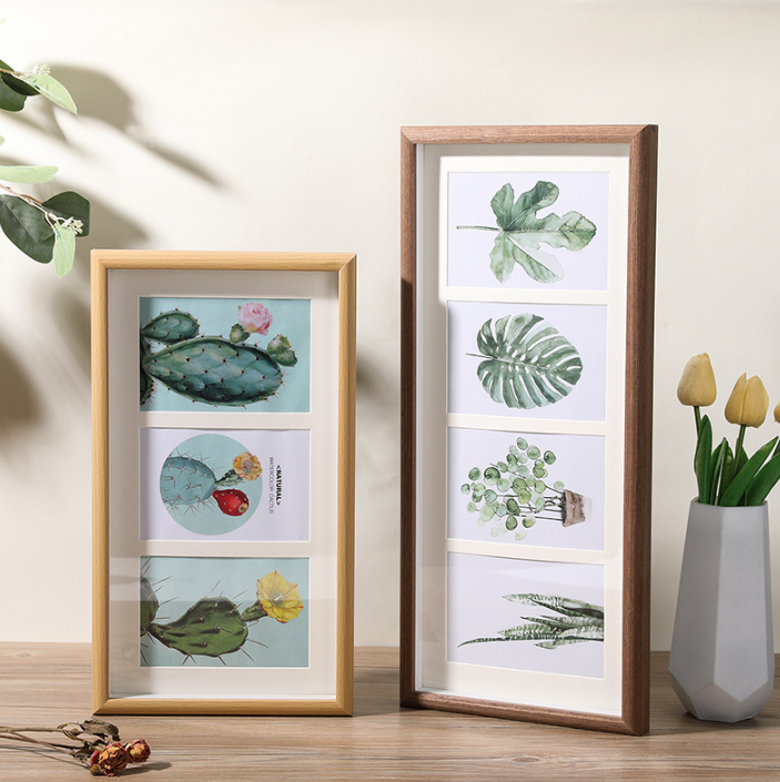 Fashion Collage Multi Openings Photos Hole Gallery Picture Frame Family Gift